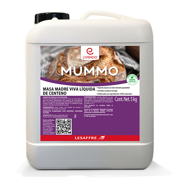 MUMMO -  De Centeno, con sabor y acidez. Aporta al pan un color dorado agradable.