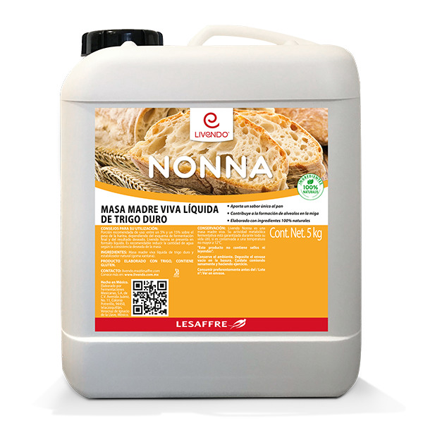 Nonna -  De Trigo Duro, con sabor y textura. Aporta un sabor único al pan por su acidez láctica. 